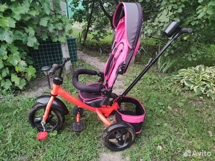 Trike TA5 Велосипед трехколесный с ручкой