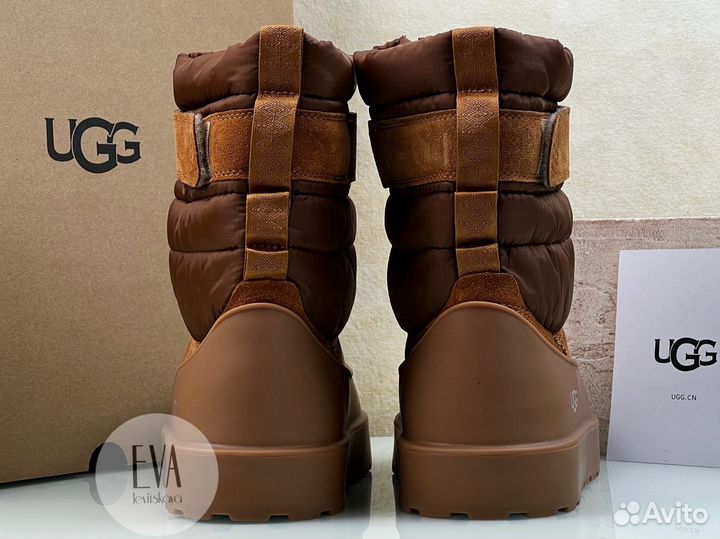 Ugg мужские угги Pull on рыжие с накладками