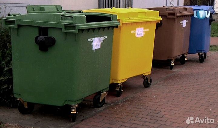 Пластиковый контейнер 1100л. Арт. 14610