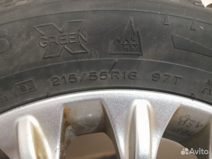 Зимние колеса michelin 215/55 r16