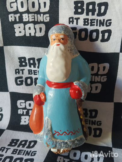 Дед мороз СССР папье маше