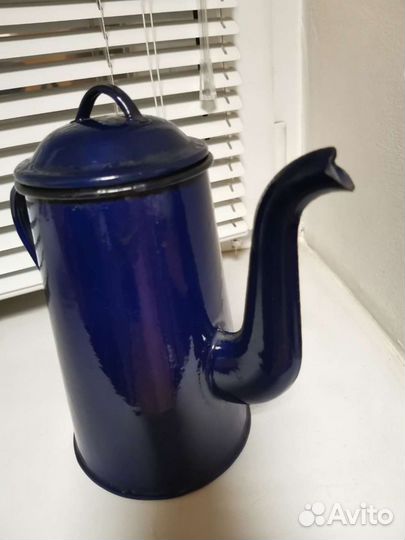 Кофейник эмалированный времён СССР