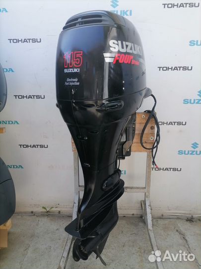 Suzuki DF115, нога X, пульт управления, тахометр
