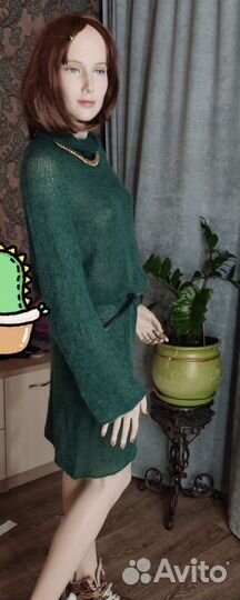 1. Платье-туника из кид мохера