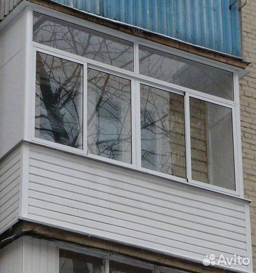 Остекление балконов и лоджий в рассрочку C8494