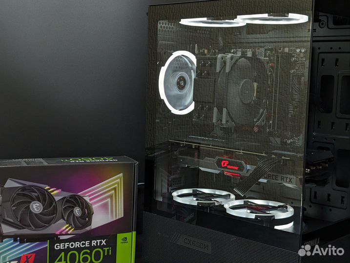 Игровой пк Ryzen 7 7700/RTX 4060Ti/32gb DDR5