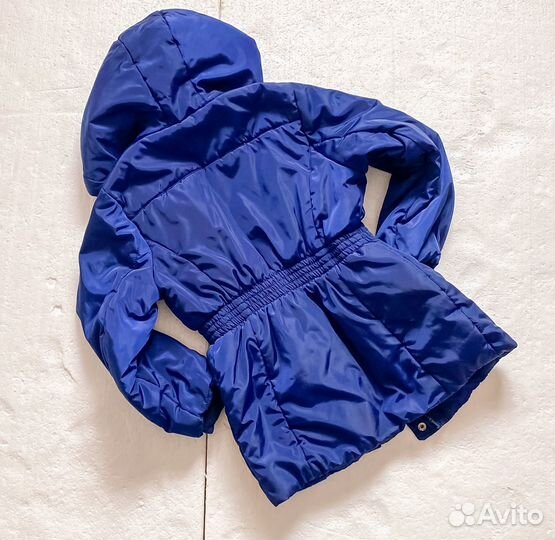 Куртка для девочки на весну синяя 122 Incity