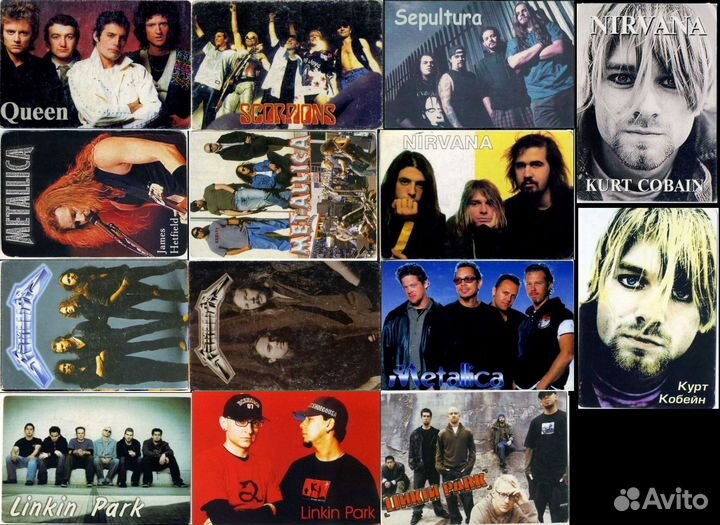 Календарики актёров,рок звёзд