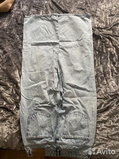 Широкие джинсы H&M