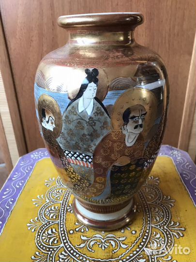 Ваза Япония. Сацума. Антик