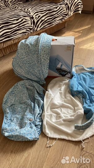 Летний кит на коляску stokke