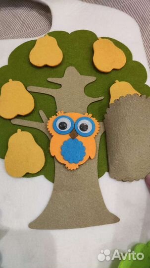 Развивающая игра из фетра