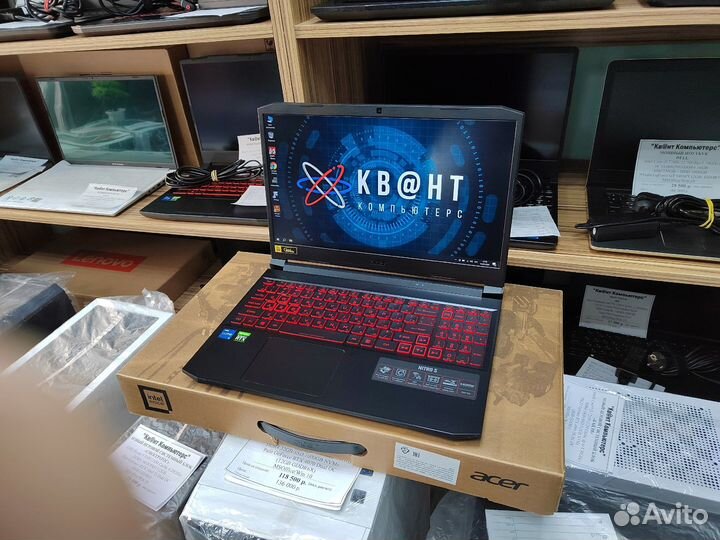 Новенький игровой ноутбук Acer Nitro 11400H+RTX305