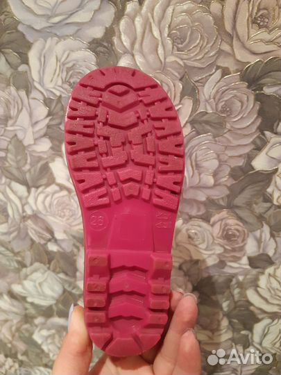 Резиновые сапоги для девочки