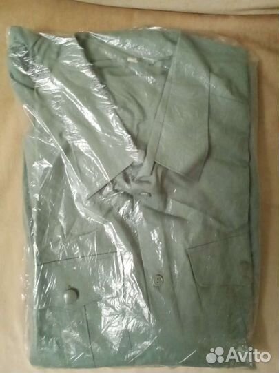 Рубашки олив длинный рукав р-р 42(52) /6, 43(54)
