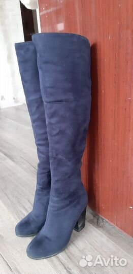 Сапоги зимние женские натуральная замша