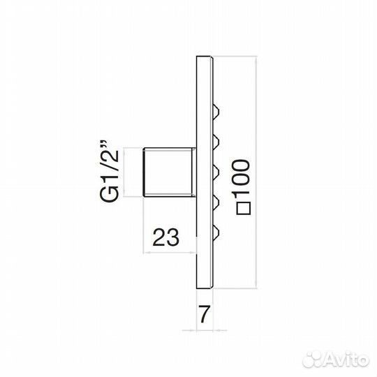 Форсунка гидромассажная Webert AC0334010, золото