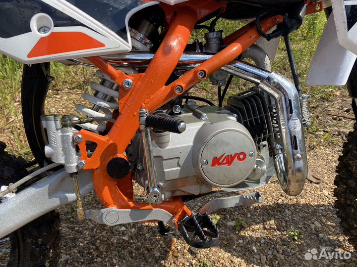 Питбайк Kayo Basic TT125EM 17/14 KRZ (полуавтомат)