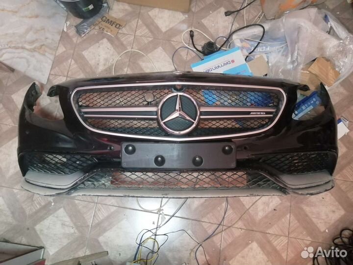 Бампер, пороги w217 amg