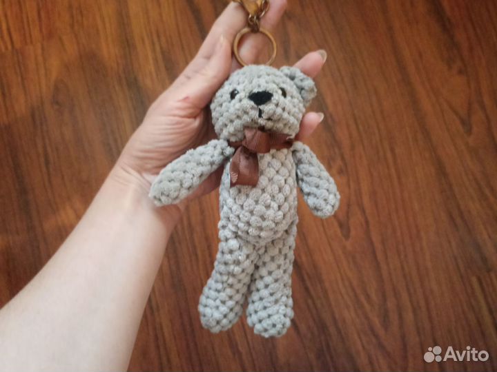 Брелок кролик из натурального меха и др