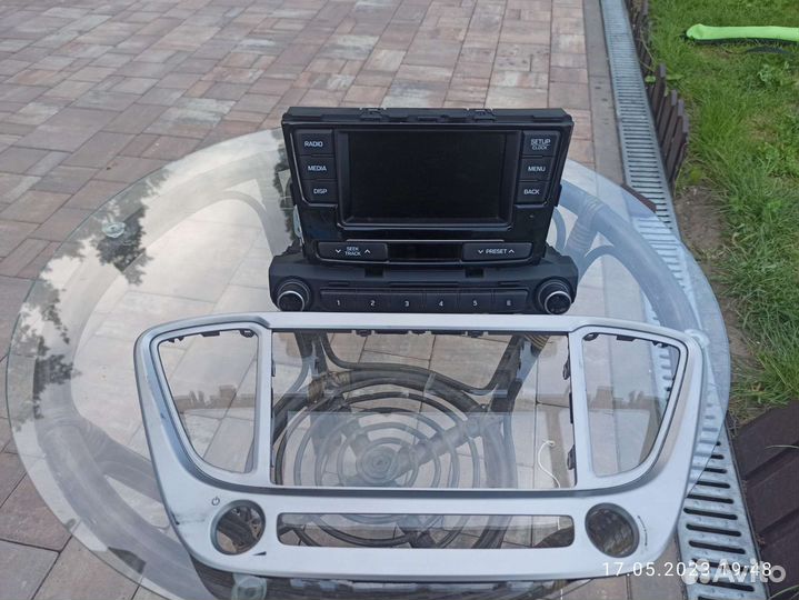 Штатная магнитола на hyundai solaris 2