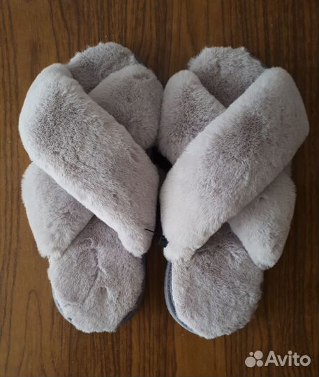 Тапочки эко-мех кролик