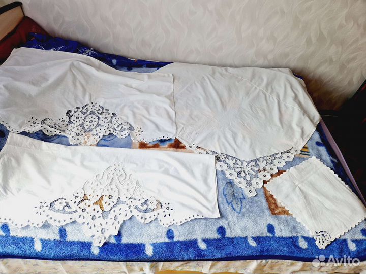 Старинные салфетки, подзоры, Ришелье