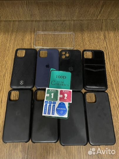 Чехлы на iPhone 11 pro + защитное стекло