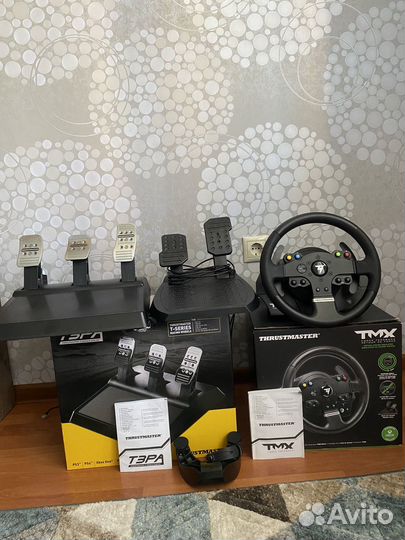 Игровой руль thrustmaster tmx
