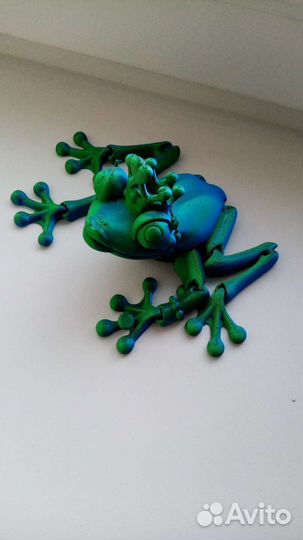 Лягушка напечатана на 3д принтере