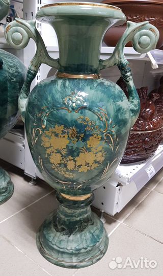 Ваза напольная керамическая