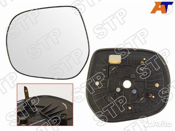 Полотно зеркала toyota land cruiser prado