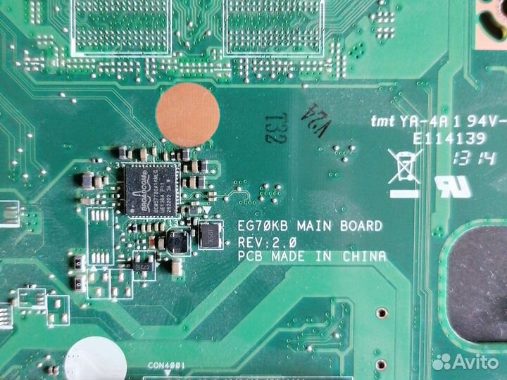 Материнская плата EG70KB REV 2.0