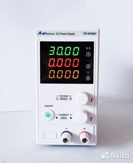 Лабораторный блок питания 30В 10А с цифр уп защита
