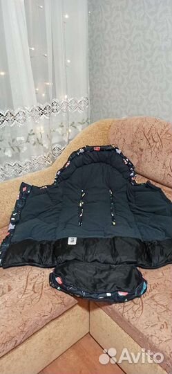 Зимний конверт в коляску leokid