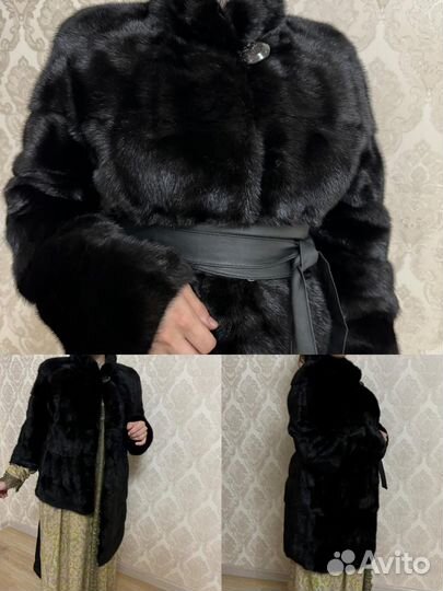 Шуба норковая 42 44 бу