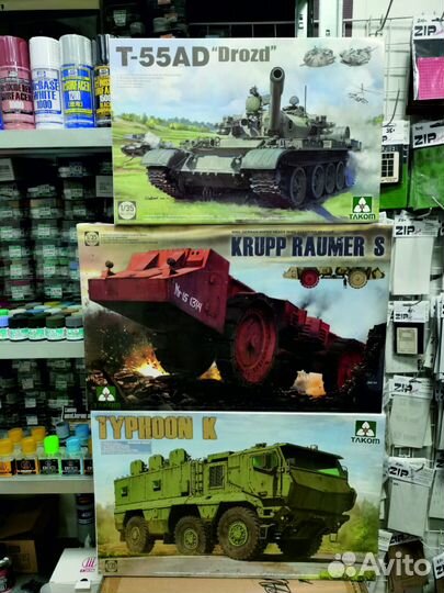 Сборные модели takom