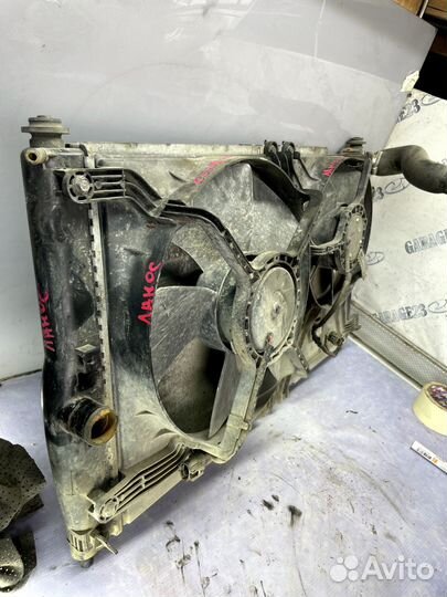 Радиатор основной + вентилятор Chevrolet Lanos