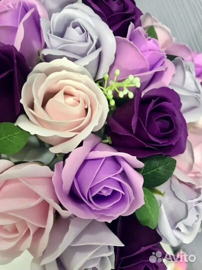 Букет из мыльных роз 25 шт