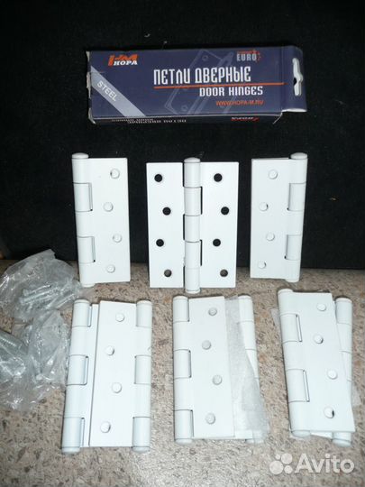 Замки дверные врезные, навесные, петли