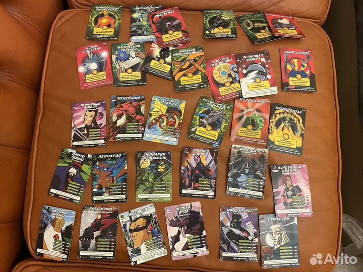 Карточки черепашки ниндзя