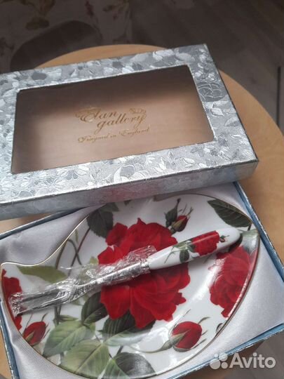 Фарфор тарелочка под рыбу