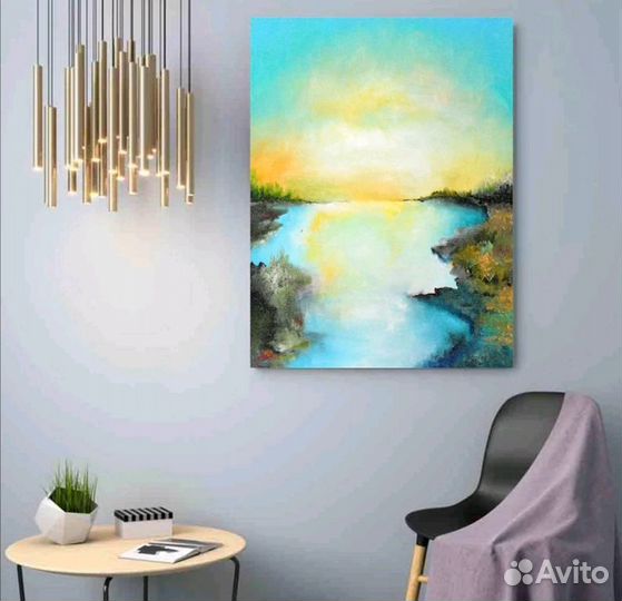 Стильная картина Море маслом. Большой выбор картин