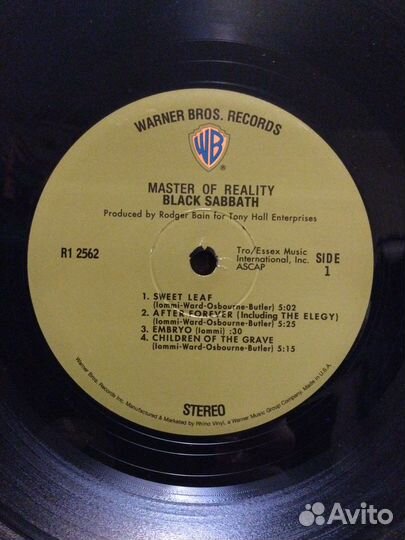 Black Sabbath/Master Of Reality,2010,US,new