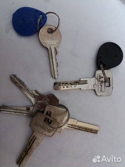 Набор дверных ключей ключ дверной домофон декор