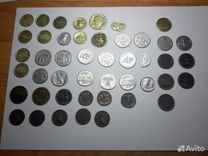 Коллекция монет из магазина 