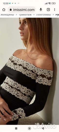 Лонгслив из модала pretty flowers