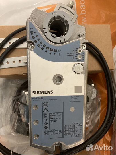 Siemens GBB336.1E 25Нм привод воздушных заслонок
