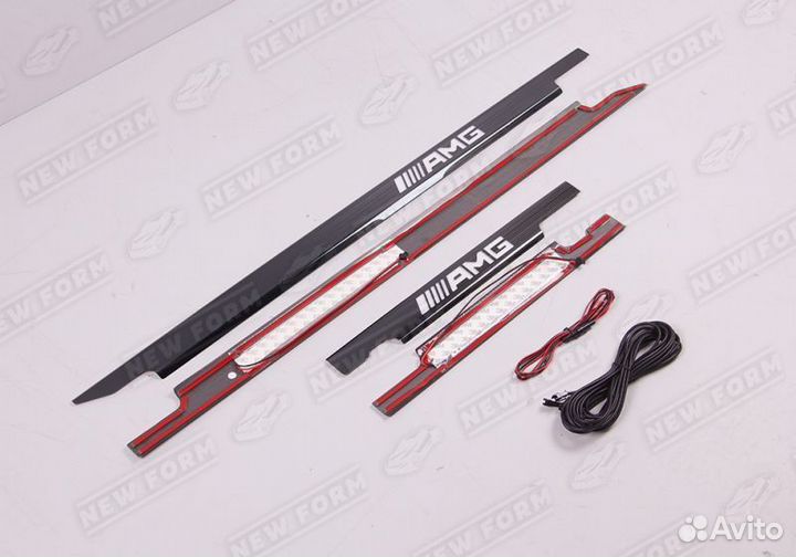 Накладки на пороги AMG NEW Мерседес Гелендваген
