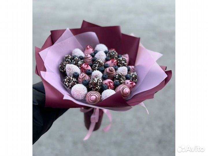 Набор клубники в шоколаде и бананы в шоколаде KLN-2811